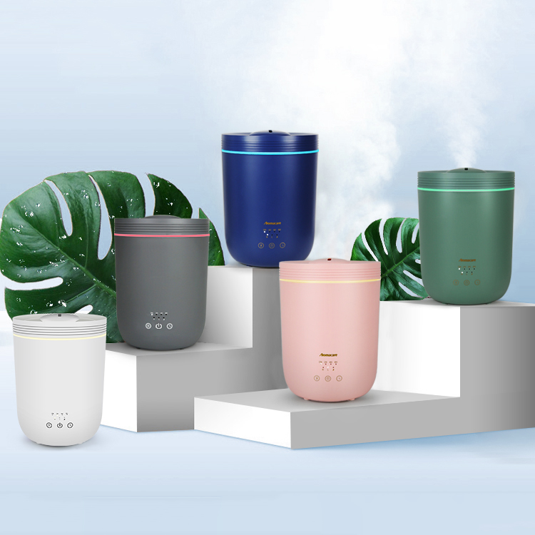 2L leiser Ultraschall-Tischbefeuchter in Rosa