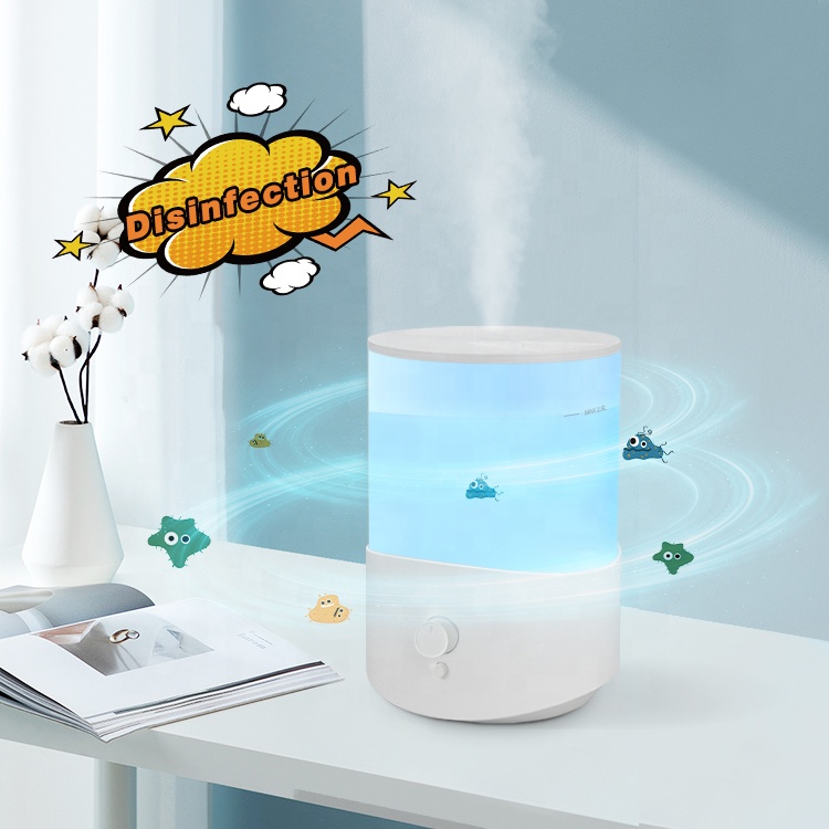 Schlafzimmer neben Cool Air Ultraschall-Luftbefeuchter für Kinder