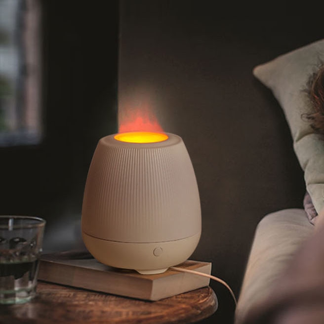 200ml Warm Flame Aroma Diffuser für den Desktop